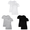 Bamboo basics Damen T-Shirt KATE, 2er Pack - Unterhemd, Rundhals, Single Jers...