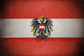 Blechschild 30x20cm gewölbt Österreich Austria Flagge Fahne Deko Geschenk Schild