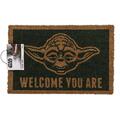 Kokos Fußmatte Star Wars Welcome you are Türmatte Schmutzfangmatte Yoda