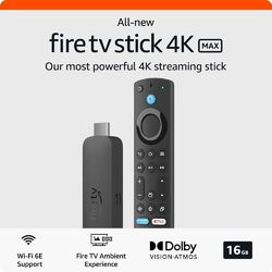 AMAZON Fire 4K Max TV Stick UltraHD \ Alexa-Sprachfernbedienung \ 2023 \ 2. Gen \ UK