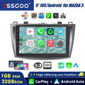 Wireless Carplay Android 13 Autoradio Für Mazda 3 2010-2013 GPS Navi WIFI 1+32G