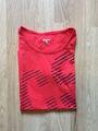 ASICS Damen T-Shirt Gr. S Rot Sportwear Women Fitness Freizeit