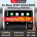 Für Mercedes-Benz A/B-Klasse W245 W169 2004-2012 Android 13 GPS Autoradio Navi