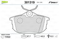 VALEO 301319 Bremsbelagsatz, Scheibenbremse für MITSUBISHI,PROTON,SMART,VOLVO