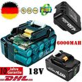 18V BL1860B BL1850B Akku für Makita 18 Volt, 6,0 Ah 197280-8 BL1830B BL1840 Akku