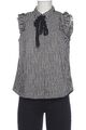 Comma Bluse Damen Oberteil Hemd Hemdbluse Gr. EU 40 Baumwolle Grau #zuakcg7