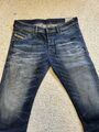 Diesel Herren Jeans BELTHER Regular Slim Tapered W33 L32 blau Wash 0815A *