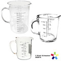 IKEA Messbecher Meßkanne Meßbecher Glas Dosierhilfe Behälter 500/580/1000 ml