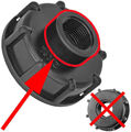 IBC Container Adapter Zubehör Kappe 1/2 3/4 1 Zoll Deckel Auslaufhahn Wasserhahn