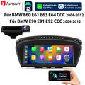 Für BMW E60 E61 E90 E91 CCC Carplay Autoradio Android 13 GPS Navi WIFI BT +Kam