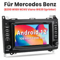 W639 W447 Android12 2Din Autoradio GPS Navi Bluetooth WiFi DAB Für Mercedes-Benz