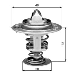 Gates Thermostat, Kühlmittel TH30082G1 für HYUNDAI KIA