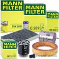 MANN-FILTER INSPEKTIONSPAKET FILTERSATZ B FÜR VW GOLF 3 1H VENTO 1H 1.4 1.6