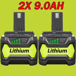 2X 18V 12,0Ah Original Akku für RYOBI One Plus Lithium RB18L50 P108 / Ladegerät