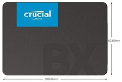 Crucial BX500 480GB 3D NAND SATA 6,35cm 2,5 Zoll SSD (CT480BX500SSD1)