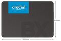 Crucial BX500 480GB 3D NAND SATA 6,35cm 2,5 Zoll SSD (CT480BX500SSD1)