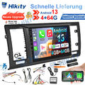 8-Kern 64G Android13 Autoradio GPS DAB Carplay BT Für VW T6 Transporter Multivan