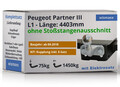 ANHÄNGERKUPPLUNG für Peugeot Partner L1 ab 18 starr BRINK +7pol E-Satz ABE