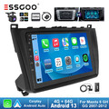 9" Android 13 4+64G DAB+ Apple Carplay Autoradio GPS Cam Für Mazda 6 GH 04-2007