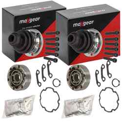 2x MAXGEAR ANTRIEBSWELLENGELENK SATZ passend für AUDI 100 200 80 90 A4 A6