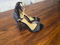 Neu Pumps Highheels Schwarz m. Strass Gr. 41