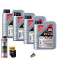 Motoröl 5W30 LIQUI MOLY 4L+HENGST Ölfilter+Ölschlammspülung+Ölablassschraube