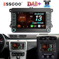 DAB+ 2+64G Autoradio Carplay Android 13 NAVI Für VW GOLF 5 6 Caddy EOS Passat T5