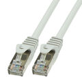 30m CAT.6 Patchkabel Netzwerkkabel SFTP grau LAN Ethernet DSL RJ45 Kabel 