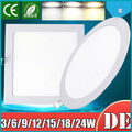 LED Panel 3/6/9/12/15/18/24W Einbaustrahler Deckenlampe Einbauleuchte spot flach