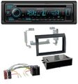 Kenwood Bluetooth DAB CD MP3 USB Autoradio für Fiat Ducato (2006-2010) schwarz