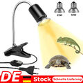 Heizlicht+Lampenhalter Terrarium Aquarium Wärmelampe UVA UVB Reptilien Strahler