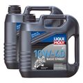 2x LIQUI MOLY 3046 Motorbike 4T Motoröl Basic Street 10W-40 4L