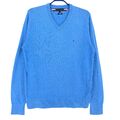 Tommy Hilfiger Herren Pima Baumwolle Kaschmir V-Ausschnitt Pullover Größe L