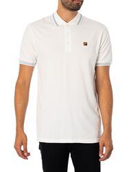 Fila Herren Poloshirt „Soren“ mit Streifen, Weiß