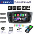 Für Seat Ibiza IV 6J 2009-2013 Android 13 Carplay Autoradio GPS Navi RDS WIFI BT