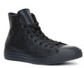 Converse All Star Chuck Taylor Unisex Leder Hi Turnschuhe in schwarz Größe UK 3-12