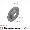 2x Zimmermann 430.2649.20 Bremsscheibe für OPEL INSIGNIA B Z18 Bremsscheiben