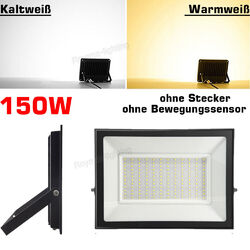 10W-500W LED Fluter mit Bewegungsmelder/Stecker Außen Strahler Scheinwerfer IP65✔Kaltweiß✔Warmweiß✔20W/30W/50W/70W/100W/150W/200W/300W