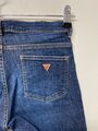 Guess Damen Jeans W27 L30 Gr. 14 Blau Skinny Fit Stretch T126