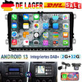 Android 13 Carplay Autoradio GPS NAVI DAB+ Für VW GOLF 5 6 Polo Seat Toledo 3 5