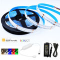 24V 5M Homekit Wlan RGB+CCT COB LED Stripe Leiste Streifen Band Voice Control