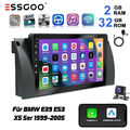 32G Für BMW E39 E53 X5 5er 1999-2005 Autoradio Android 13 GPS Navi WIFI BT DAB+