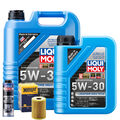 Motoröl 5W30 LIQUI MOLY Longtime Hightech 6L+HENGST Ölfilter +Spülung