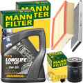 MANN INSPEKTIONSPAKET+5L MANNOL 504 5W-30 ÖL passend für VW PASSAT B5 3B2 TDI