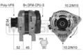 ERA Lichtmaschine Generator Lima 210358A für FORD FOCUS 2 MAX DM2 Turnier KUGA 1