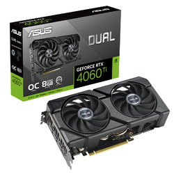 ASUS DUAL GeForce RTX 4060Ti EVO OC Gaming Grafikkarte 8GB GDDR6, 1xHDMI, 3xDPGWM3-592