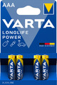 50 x Varta Longlife Power AAA 4903 LR3 Micro 1,5V Batterien 1270mAh 4er Blister