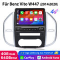 10.1”Carplay Android13 Autoradio Für Benz Vito W447 GPS Nav BT 4G WIFI SWC 4+64G