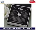 To my Mum I love you Geschenke zum Jahrestag Hochzeit Schmuck Silber Box UK