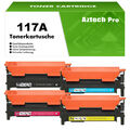 4x XXL Toner zu HP 117A W2070A Color Laser 150a MFP179twg fnw 178nwg nw 150nw